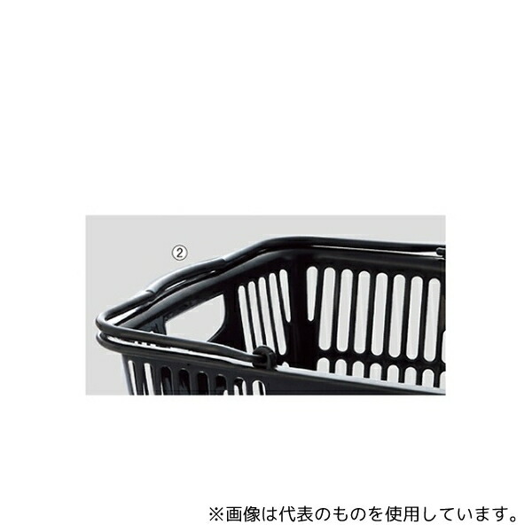 ストア・エキスプレス 61-379-5-2 買物カゴ(33リットル) ダークグレー 1セット(10個入)