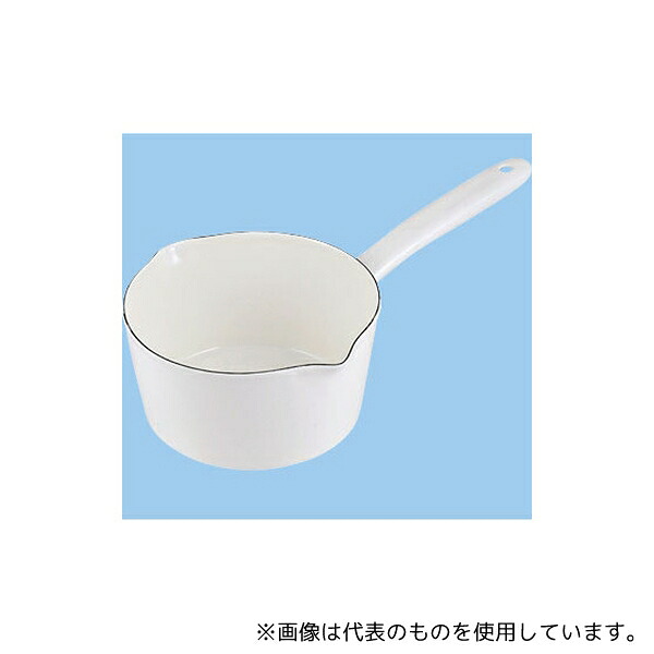 パール金属 HB-2082 プチクック ホーローミルクパン 15cm ホワイト