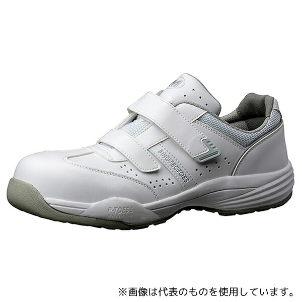 ミドリ安全 PF115-W-23.5 JSAA A種認定 小指保護先芯(プロテクトウズ5)入りスニーカー PF-115 ホワイト 23.5cm
