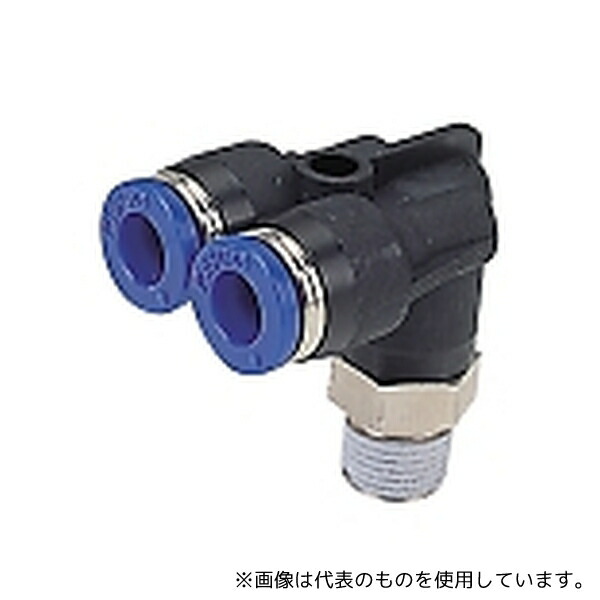 ピスコ PAX6-01SUS SUS304継手 ブランチエルボ R1/8