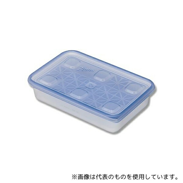 旭化成 4752520 業務用ジップロックコンテナー 長方形 1100ml 10個セット