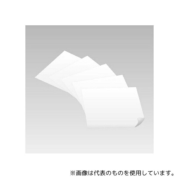 ユニット 889-01 無地ステッカー 白 500×500 5枚入