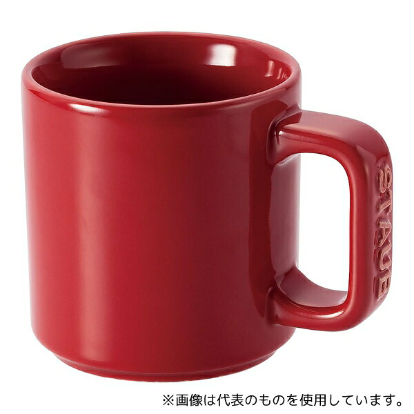 ストウブ 40511-114 ストウブ セラミック マグカップ 2ヶ組 チェリー