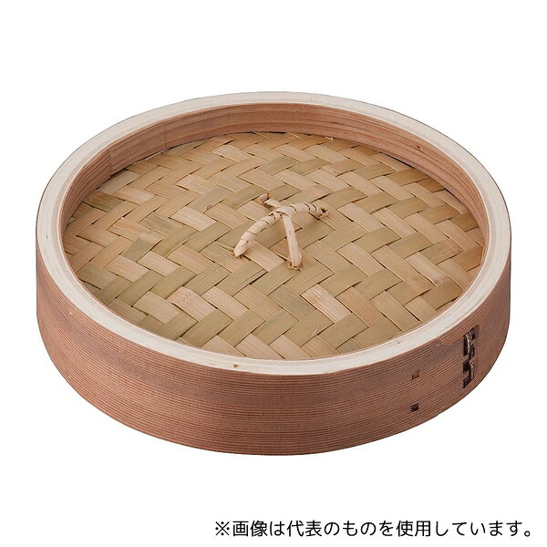 TKG 安心コート加工 杉 中華セイロ 蓋 27cm