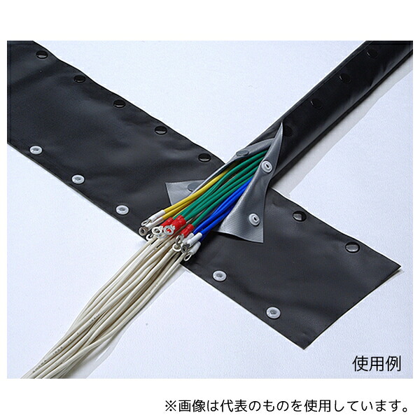興和化成 KST-10R 25M スナップチューブ(小箱入りタイプ) リバーシブルタイプ(ブラック&グレー)