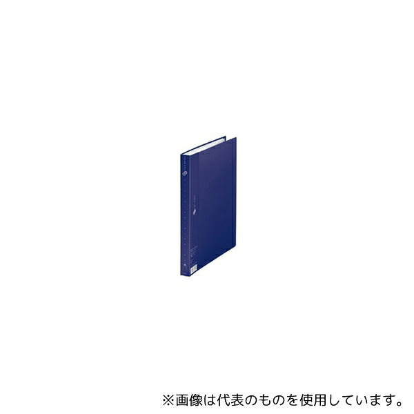 プラス FC-124EL クリアーファイル 40P A4S ネイビー 10冊