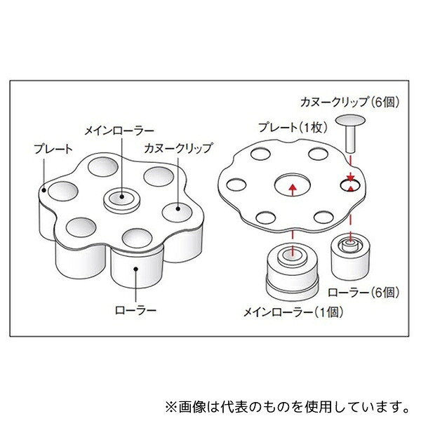 東京理化器械(EYELA) 一体型ローラーセット MP-2001型用