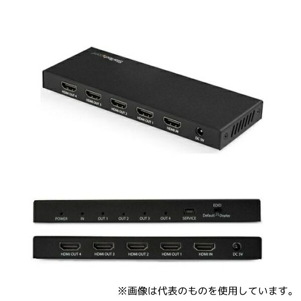 StarTech.com ST124HD202 4出力対応HDMI分配器 4K/60Hz対応