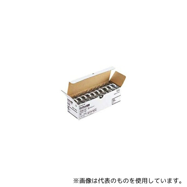 キングジム SS9K-10PN テプラ PROテープ 白に黒文字 9mm 10個