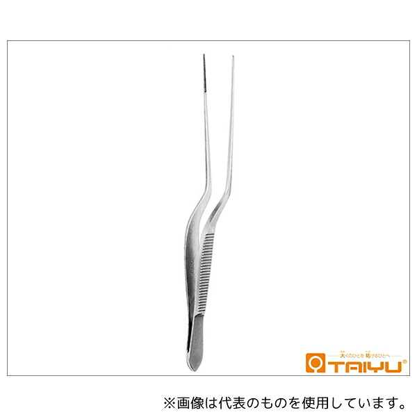 TAIYU(大祐医科工業) TY-072A ルーツェ氏耳用鑷子 無鈎 併式 ダボ無 全長14cm