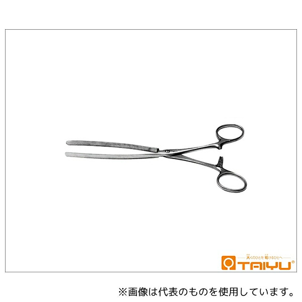 TAIYU(大祐医科工業) TY-712A 小児用腸鉗子(十二指腸) 直 ネジ止 全長18cm