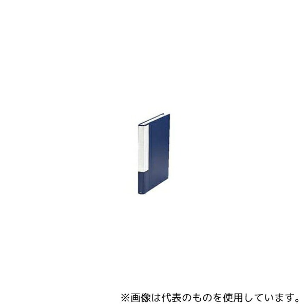 プラス FC-126EL クリアーファイル 60P A4S ネイビー 10冊