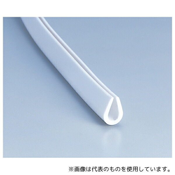 光 KVW3-50W エンビU型パッキンドラム巻 白 3mm用 7.4×10.3(肉厚2.3mm)×50M巻