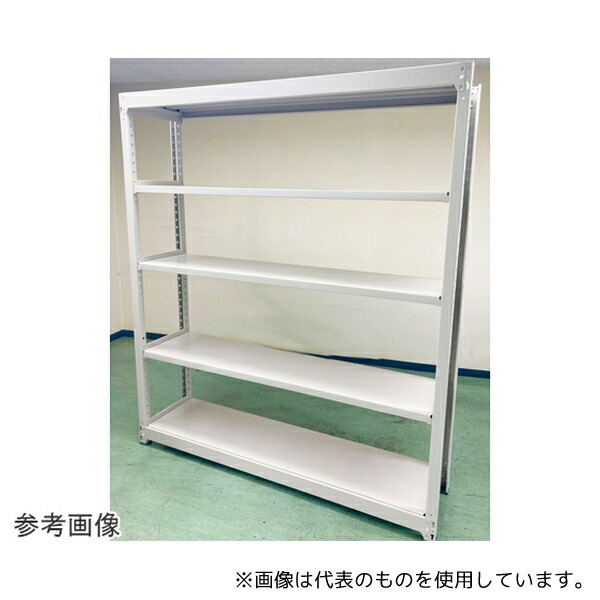 明興関包スチール MN30-6460-5 中量ボルトレスラック 単体 H1800×W1200×D600mm 天地5段単体
