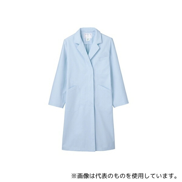 住商モンブラン 71-063 LL 女子診察衣S 長袖 サックス