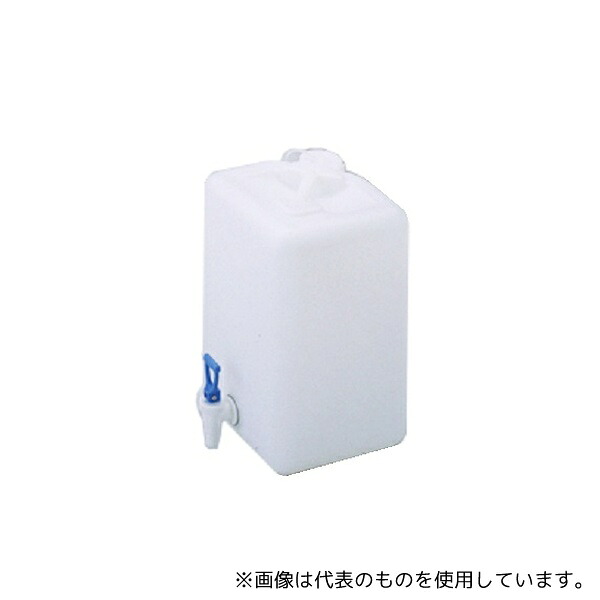 ニッコー・ハンセン 1050-02 イージーコック付瓶正角缶(1ヶロ) 20L 1個