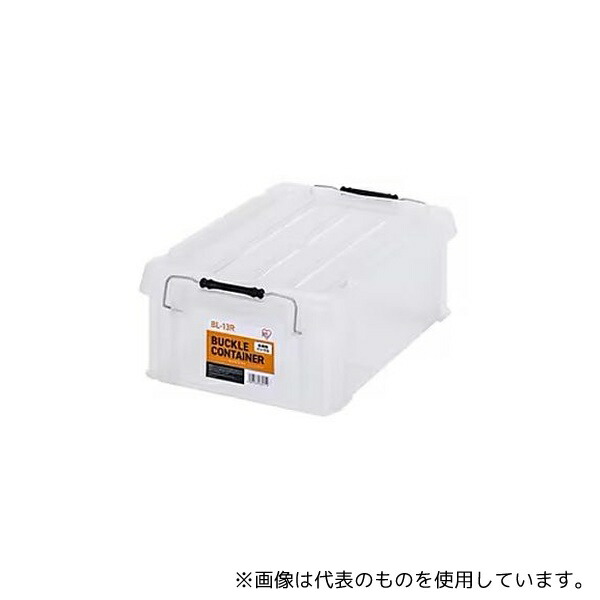 アイリスオーヤマ EA506AB-38BA 450x295x159mm 収納ケース(バックル付/クリア/10個)