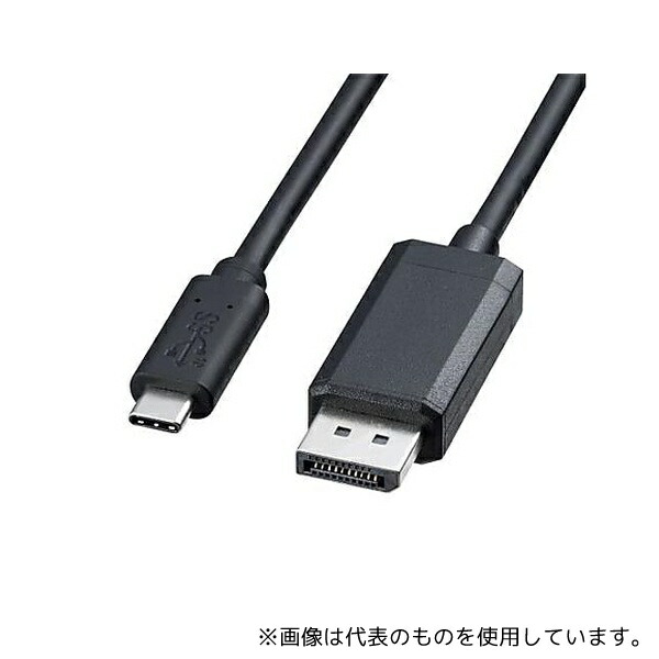 サンワサプライ EA764AC-96A 2.0m Type C-DisplayPort変換ケーブル