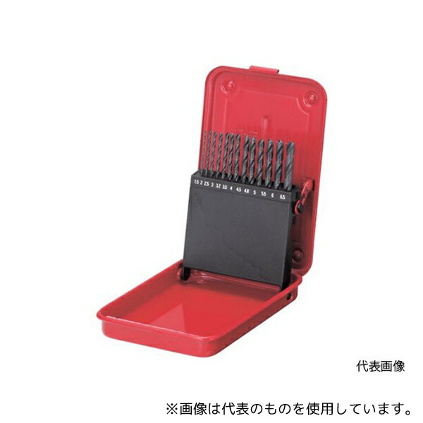 三菱マテリアル SET25 SET 鉄工用 ハイスドリルセット (スチールケース 25本入)