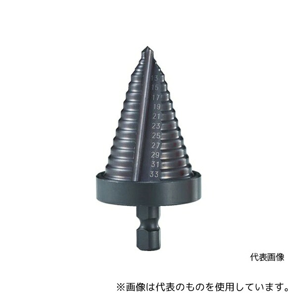 トラスコ中山 NMS-35 ステップドリル 2枚刃黒染め表面処理 5～35mm 段数13 10,450円