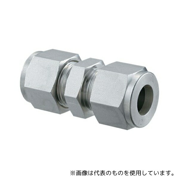 フジトク U-15-0 SUS316製ユニオン Φ15 ステンレス管用 Wフェルールフィッティング