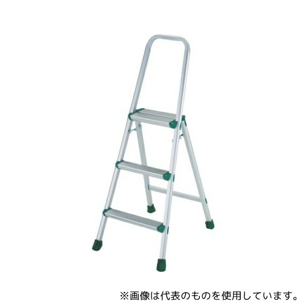 トラスコ中山 TAU-3 アルミ製踏台 軽作業用・上枠・脚カバー付 3段