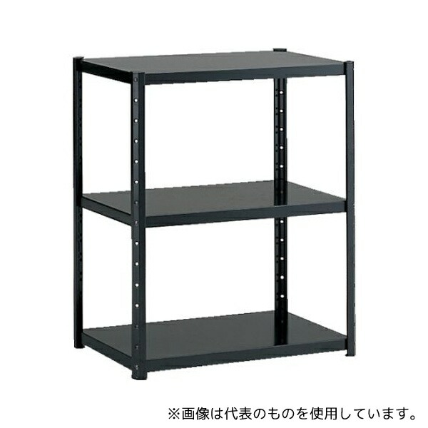 トラスコ中山 SL-0703S BK ソフトラック W600XD400XH740 3段 黒