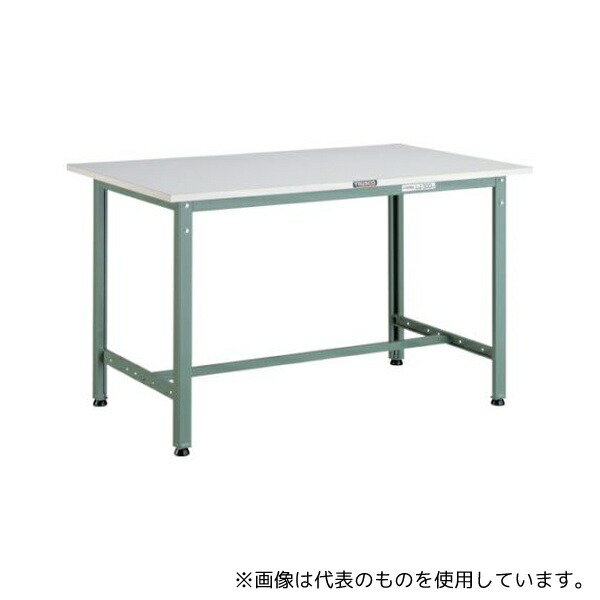 トラスコ中山 AE-0945 軽荷重作業台(300kg)AE型 900X450XH740 基本タイプ グリーン色