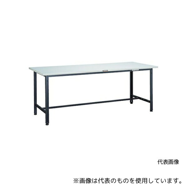 トラスコ中山 SAE-1860 DG 軽荷重作業台(300kg)AE型 1800X600XH740 基本タイプ ダークグレー色