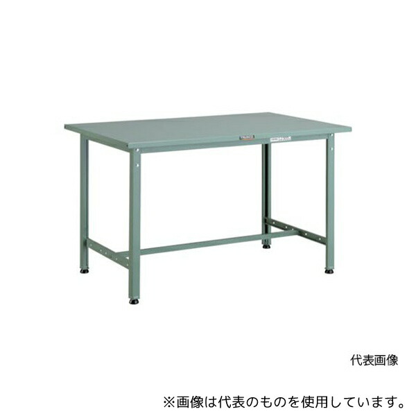 トラスコ中山 SAE-0960 軽荷重作業台(300kg)AE型 900X600XH740 基本タイプ グリーン色