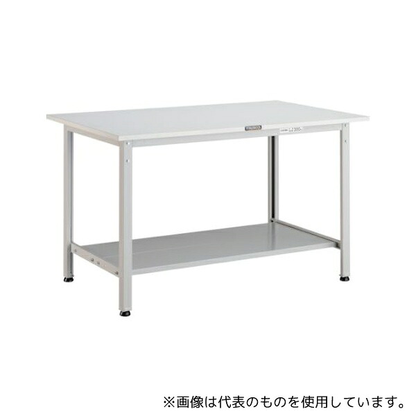 トラスコ中山 AE-0960LT2 W AE型作業台 900X600XH740 下棚2枚付 W色