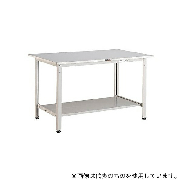 トラスコ中山 RAE1200LT2W RAE型作業台 1200X750XH740 下棚2枚付 W色