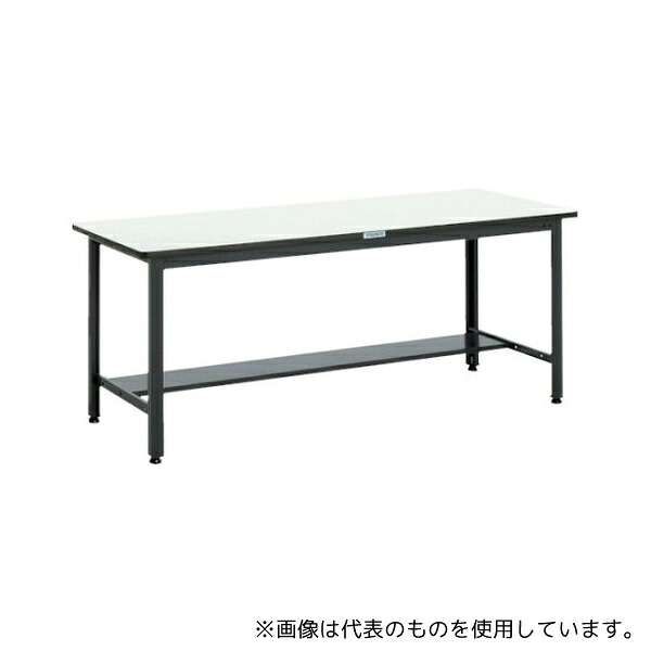 トラスコ中山 AEWP-1875 中荷重作業台(500kg)AEW型 1800X750XH740 基本タイプ ダークグレー色