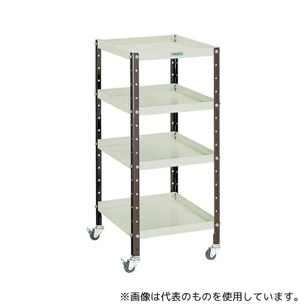 トラスコ中山 VS-1 V型ツールワゴン 350X420XH798 4段|セミプロDIY店ファースト