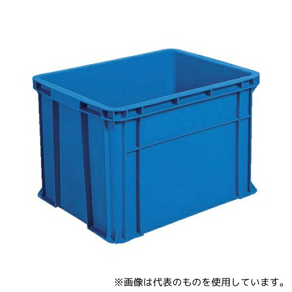トラスコ中山 TRST40 DB リサイクルコンテナ40L ダークブルー