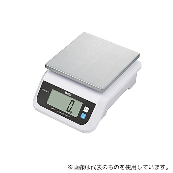 タニタ KW-210-2kg デジタルスケール 2kg ホワイト