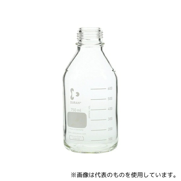 DWK Life Sciences 017200-7505A ねじ口びん(メジュームびん) びんのみ 750mL 1箱(10個入)