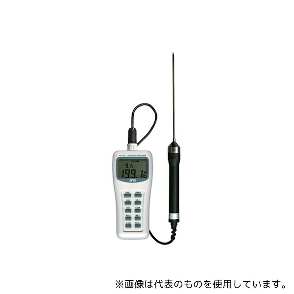 エー・アンド・デイ AD-5604C 上下限温度アラーム・メモリ機能付防水型中心温度計|セミプロDIY店ファースト
