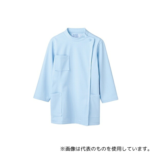 住商モンブラン 52-113 L ケーシー レディス 8分袖 サックス