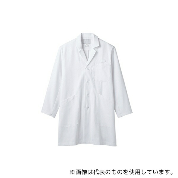 住商モンブラン 71-681 LL 診察衣 メンズ 長袖S 白