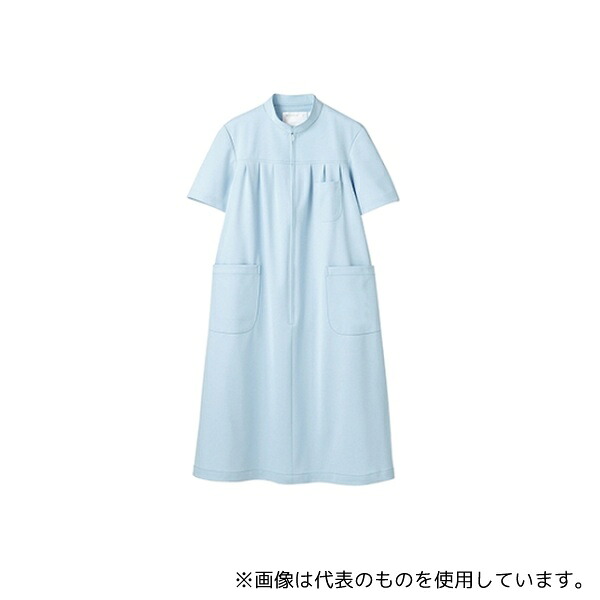 住商モンブラン 73-026 LL マタニティワンピース 半袖 サックス