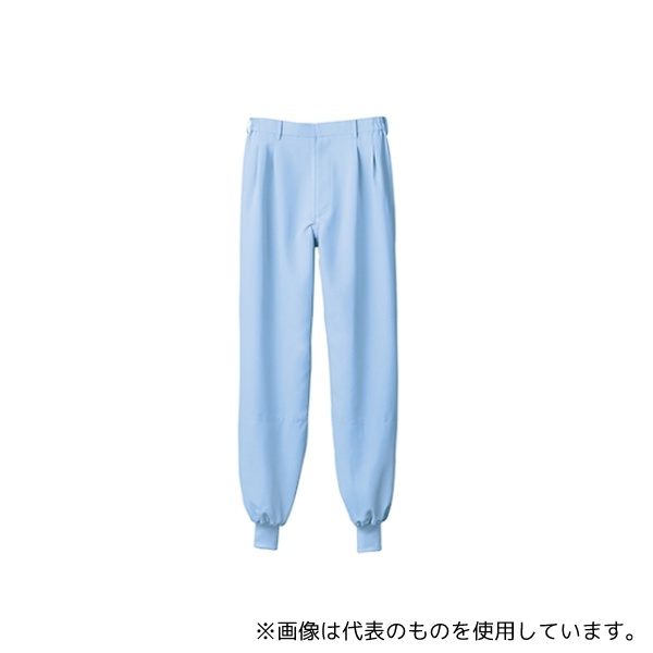 住商モンブラン 7-472CB M パンツ 兼用 ブルー エコ 裾フライス