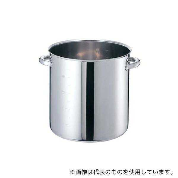 江部松商事 8688300 EBM モリブデンジII 寸胴鍋(目盛付)27cm 蓋無