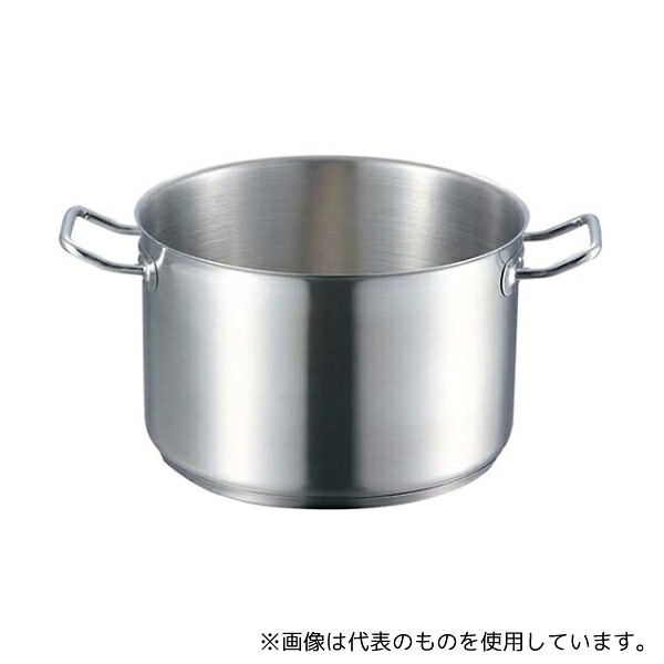 江部松商事 8886000 EBM 18-8 プロシェフ IH 半寸胴鍋 30cm 蓋無