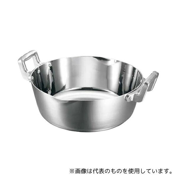 本間製作所 8514300 クラッド 両手雪平鍋 33cm