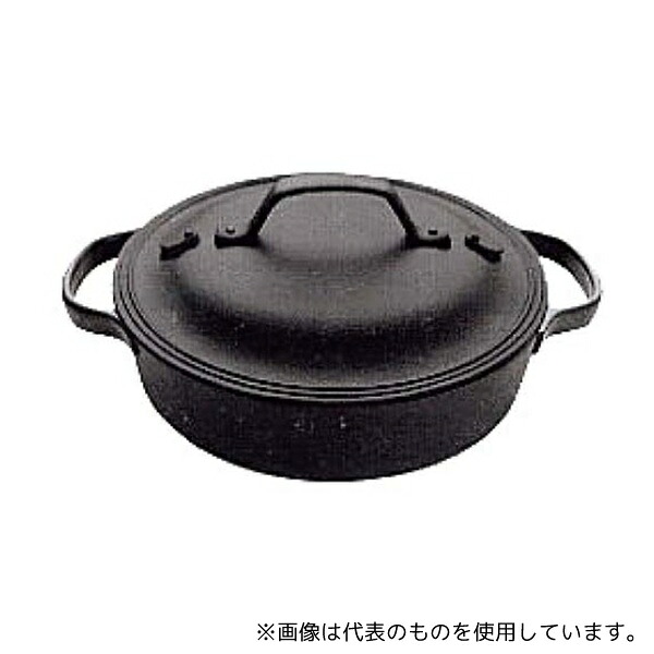 及源鋳造 1709800 盛栄堂 クックトップ 洋風煮込鍋 丸 浅型 大 CT-006