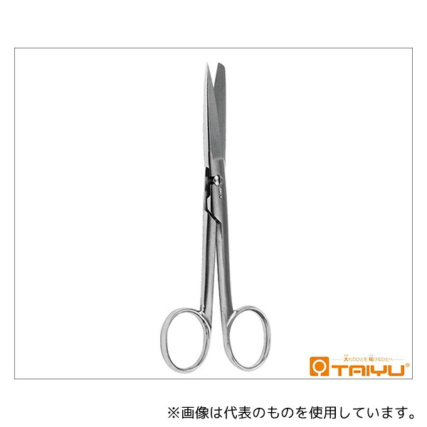 TAIYU(大祐医科工業) TY-102A 外科剪刀 片尖 直 ハズシ 全長14cm