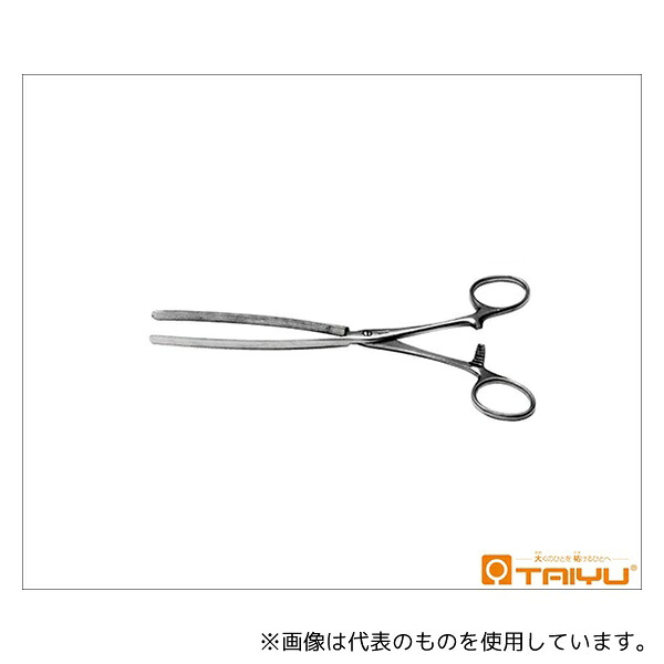 TAIYU(大祐医科工業) TY-712B 小児用腸鉗子(十二指腸) 反 ネジ止 全長18cm