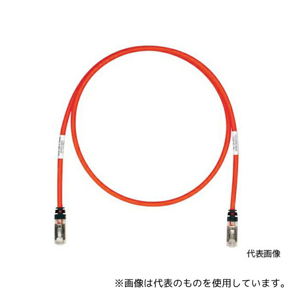 パンドウイットコーポレーション STP6X40MRD CAT6A/CAT6 シールドパッチコード 40m 赤