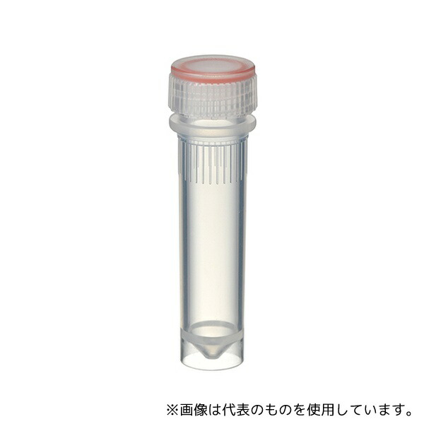 WATSON 1392-200-SS-CS スクリューキャップチューブ 2.0mL 自立型 クリア 滅菌 1箱(20本×25袋入) 20,106円